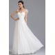 Svatební bílé překrásné šatičky s luxusně zdobenými ramínky