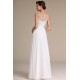 Svatební nádherné bílé šaty s krajkou zdobeným průsvitným topem