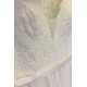 Svatební nové jednoduché nádherné tylové bílé šaty s dlouhým krajkovým rukávem