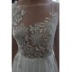 Nové překrásné vílý romantické svatební šatičky s průsvitným květinovým topem a tylovou sukní