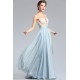 Romantické překrásné vílí modré šaty s průsvitným živůtkem zdobeným bílou krajkovou aplikací