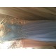 Překrásné plesové princeznovské bledě modré šaty s topem posázeným kamínky